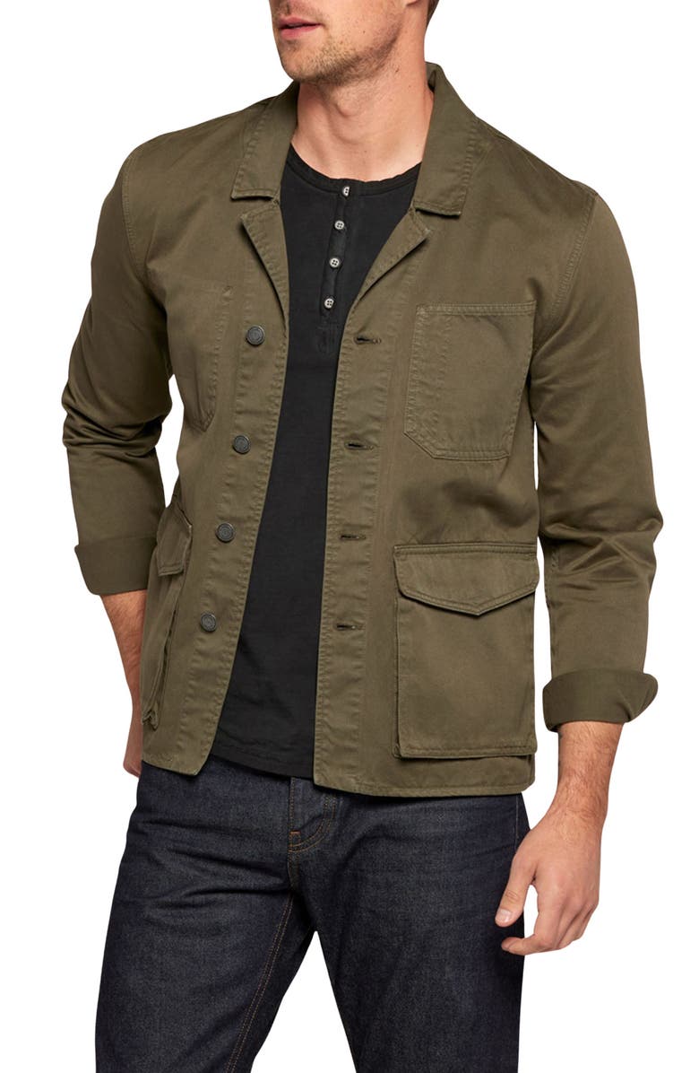 Current/Elliott Cotton Twill Utility Blazer, Alternate, color, 