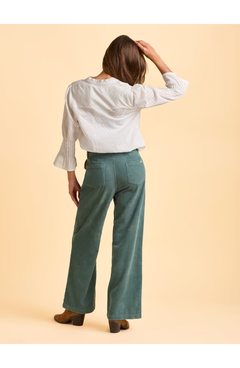 Brakeburn Elva 3/4 Sleeve High Neck Shirt, Alternate, color, Cream