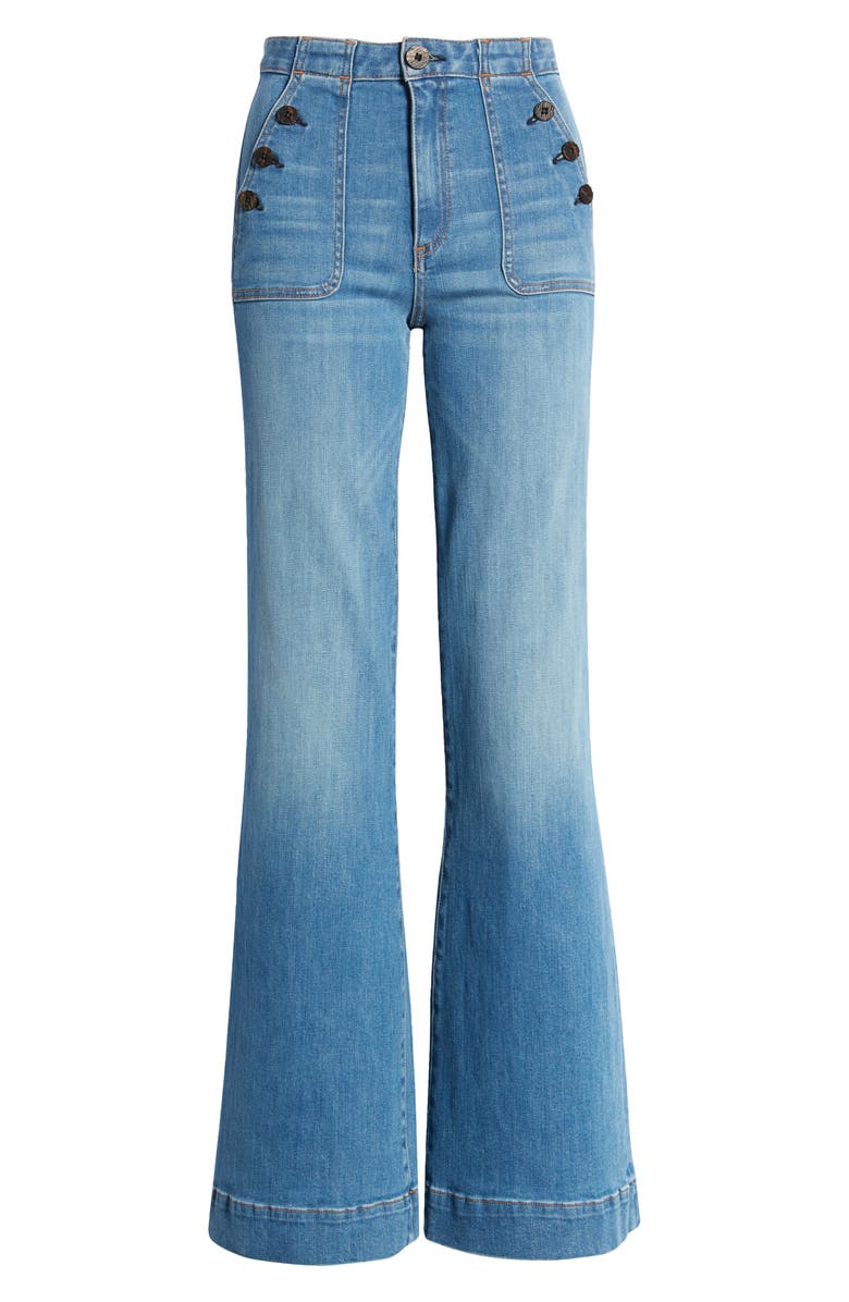 ASKK NY Brick House Wide Leg Jeans, Alternate, color,