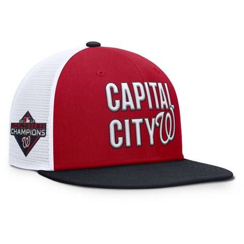 Men's Nike  Red Washington Nationals Pro Trucker Snapback Hat