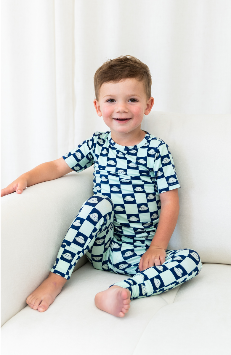 Laree + Co Rowen 2-Piece Short Sleeve Set, Alternate, color, Light Blue