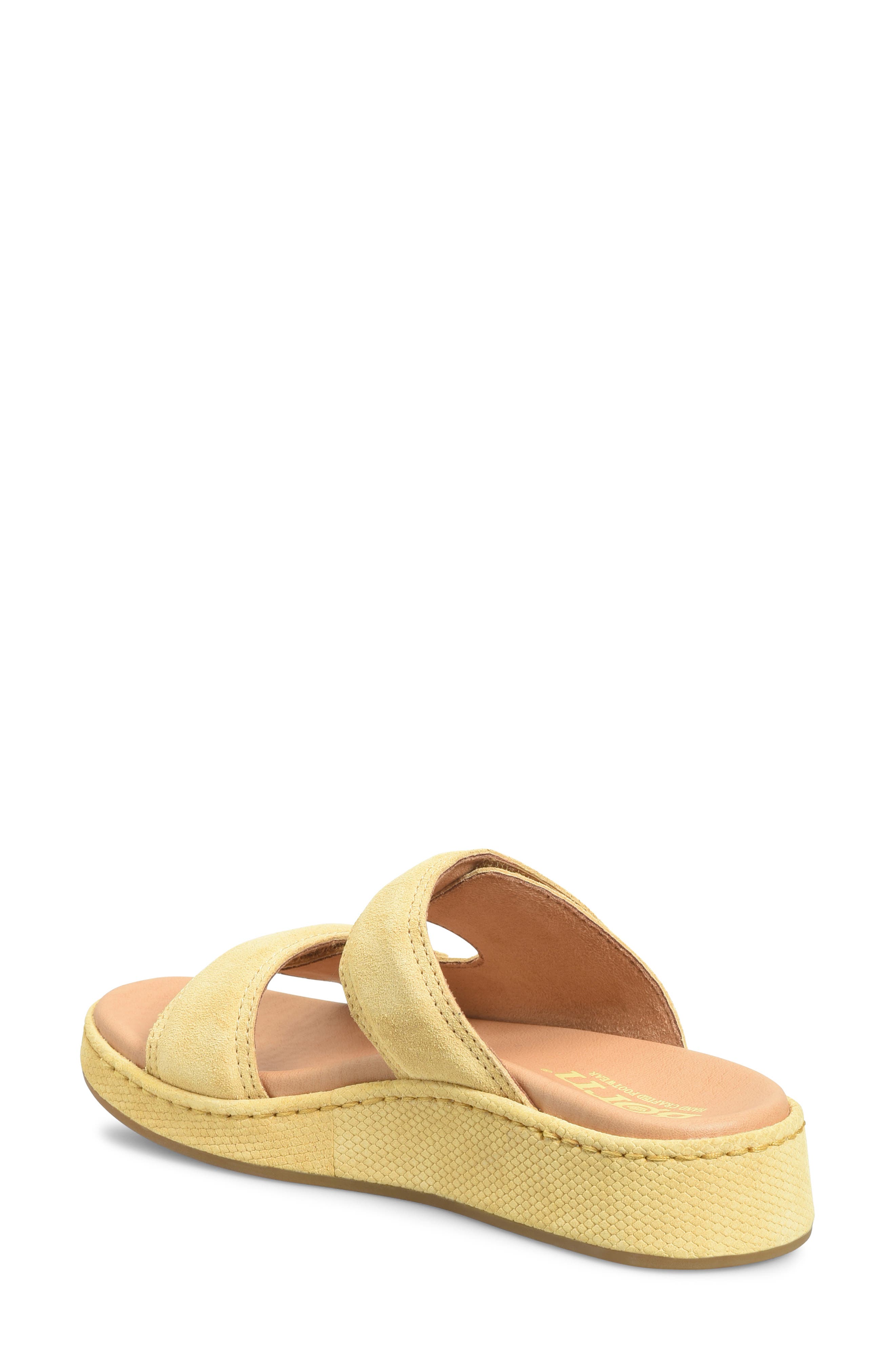 Vivian Platform Sandal, Alternate, color, YELLOW SUEDE