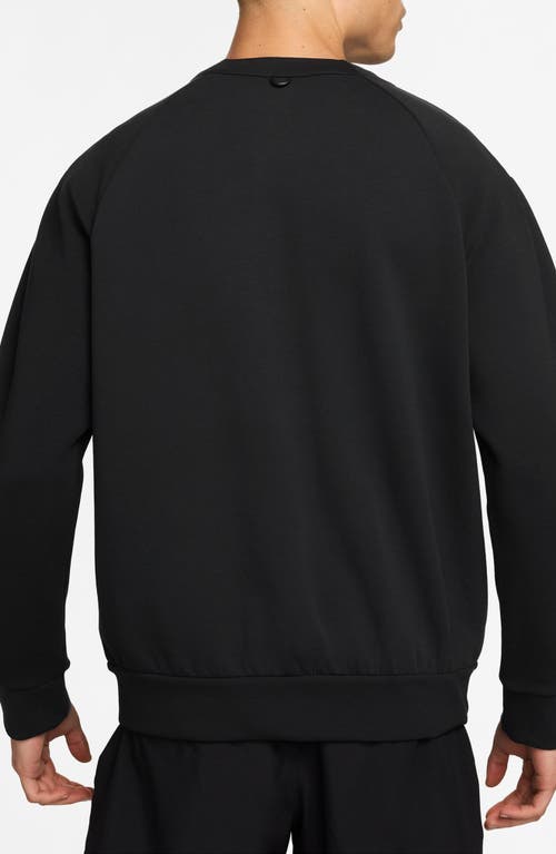 Nike Impossiblysoft Dri-fit Cardigan In Black