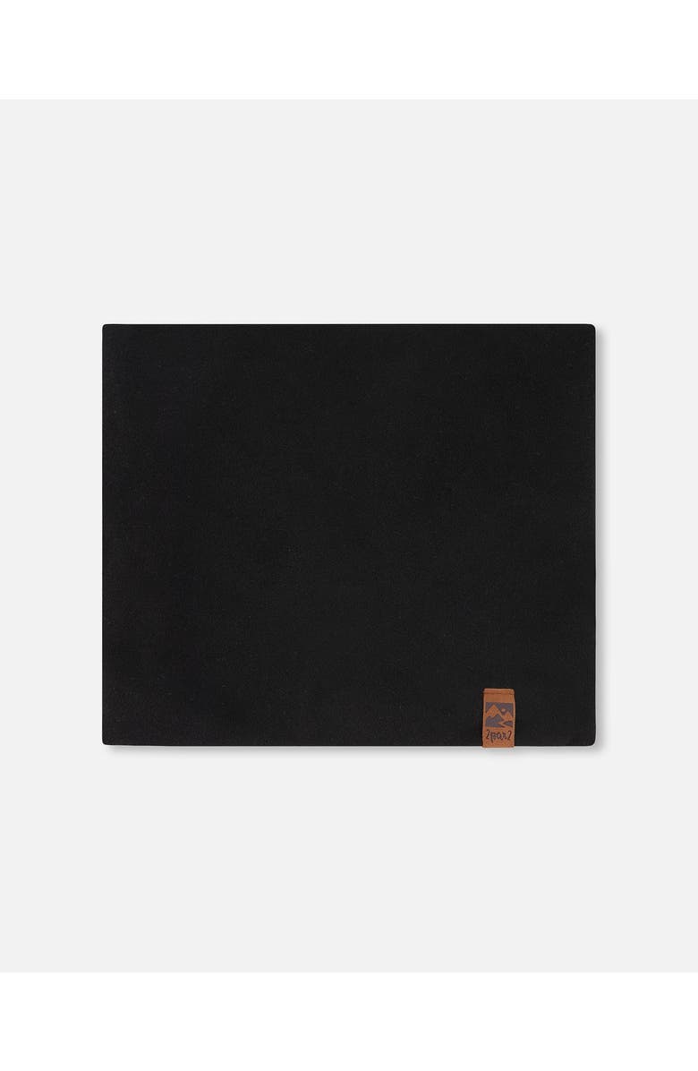 Deux par Deux Gender Inclusive Stretch Jersey Neck Tube, Main, color, Black