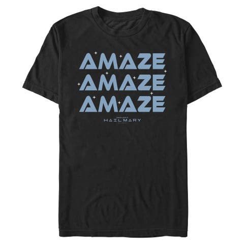 Men's Project Hail Mary Amaze Quote  Graphic T-Shirt