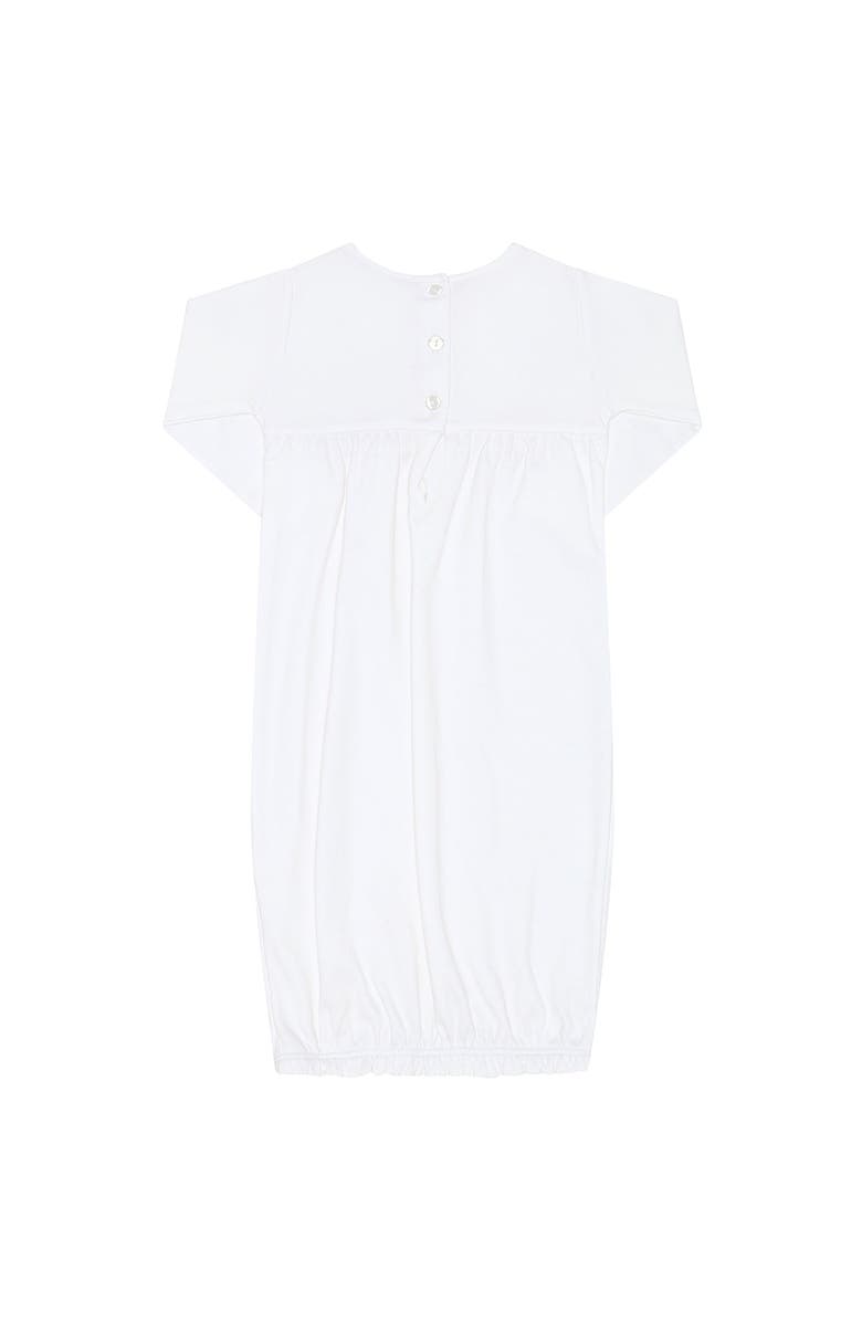 Nellapima Signature Smocked Girls Gown - Baby, Alternate, color, Pink, White