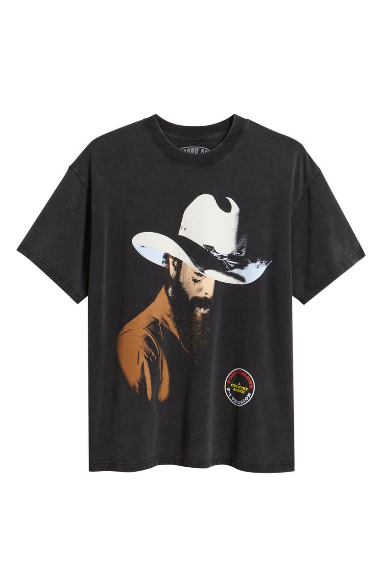 BRAVADO Oversize Post Malone F-1 Trillion Graphic T-Shirt, Alternate, color, Washed Black