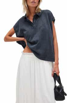 Free People Keep On Polo Top