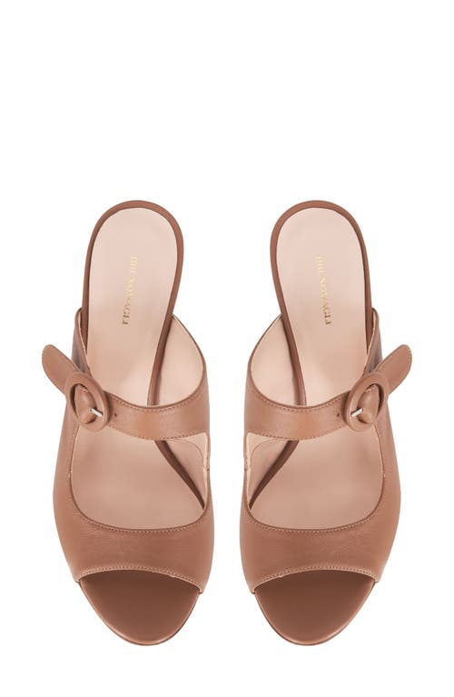 Bruno Magli Carina Stiletto Sandal In Cognac