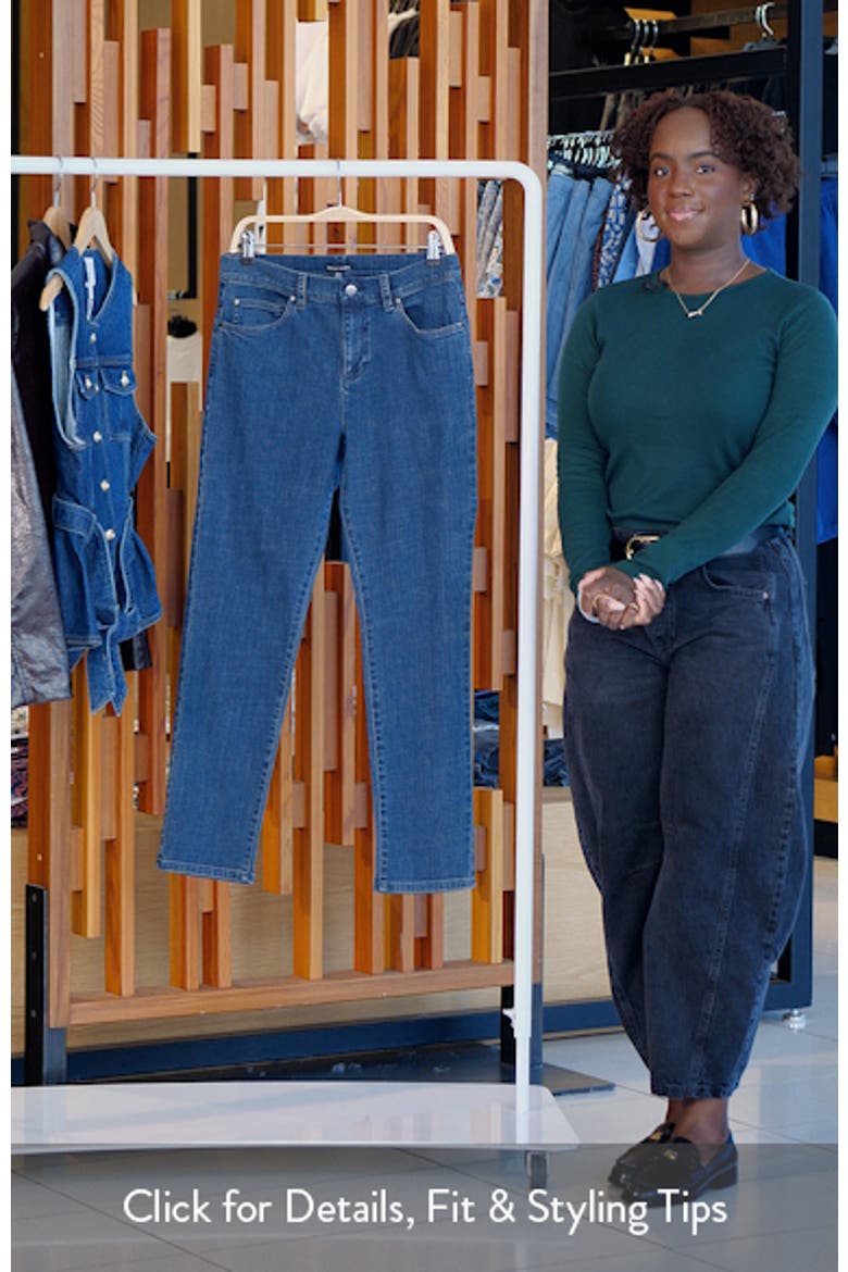 High Waist Slim Ankle Jeans video