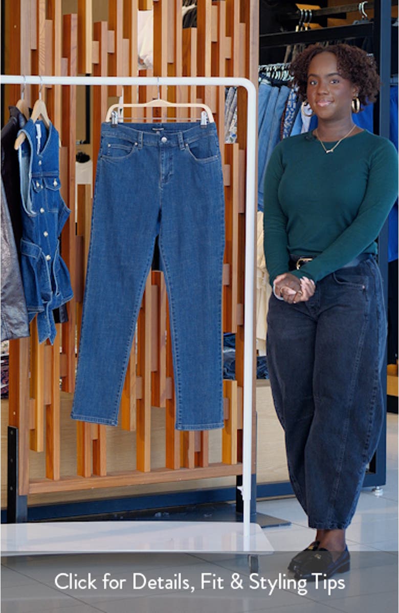 High Waist Slim Ankle Jeans, sales video thumbnail