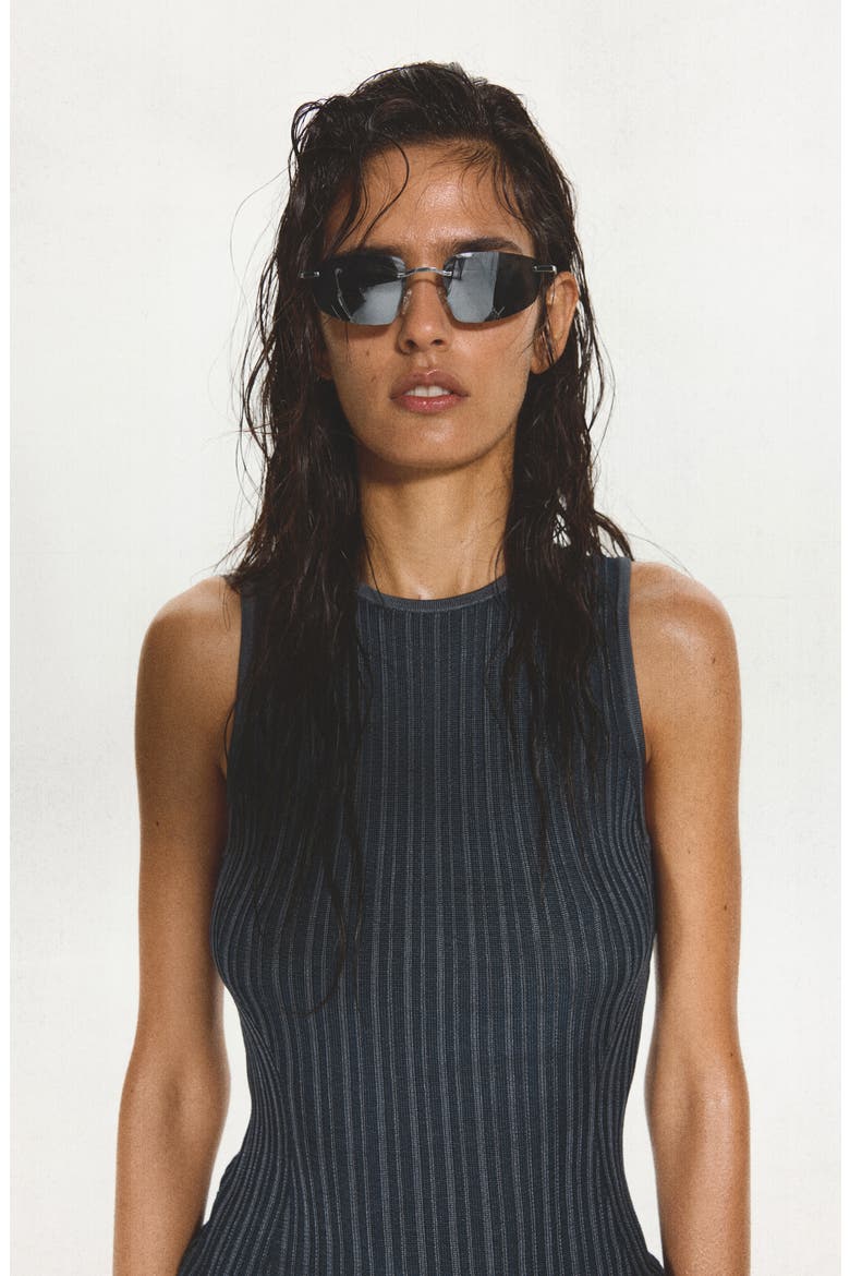 Ribbed Open Back Top, Alternate, color, DARK BLUE