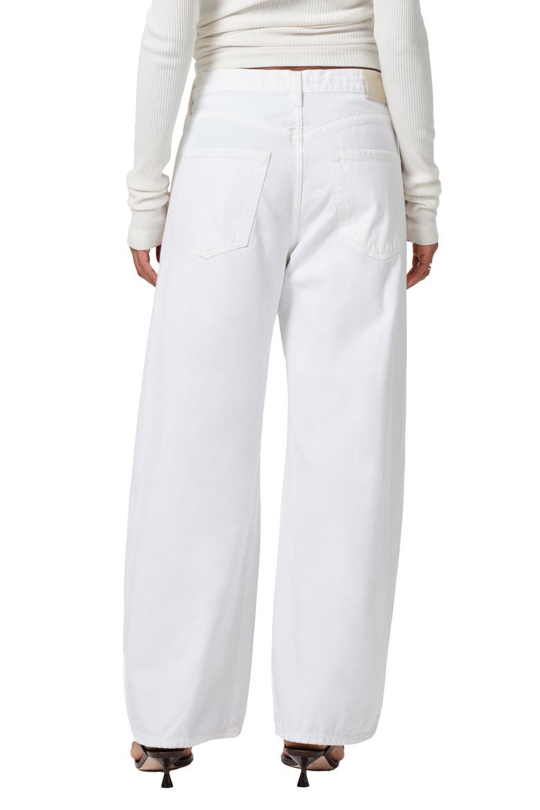Brynn Drawstring High Waist Wide Leg Jeans, Alternate, color, TULIP (LT INDIGO)