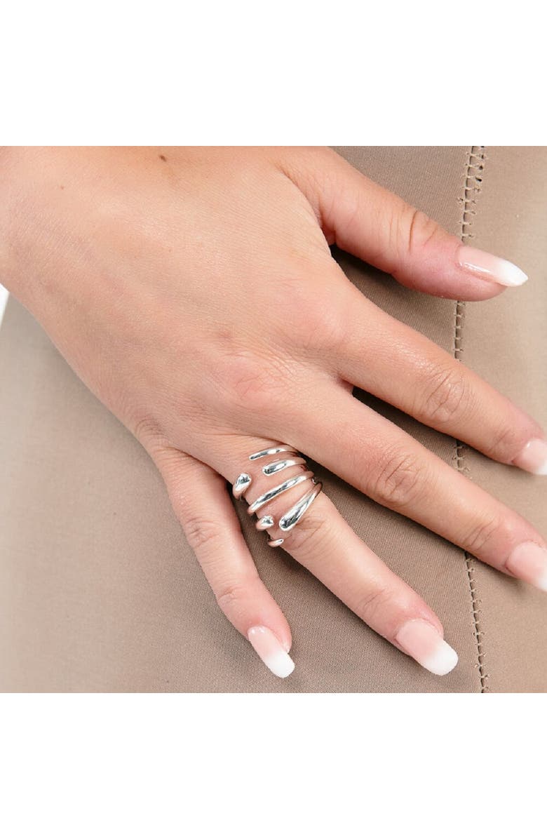 Lucy Quartermaine Multi Drop Ring, Alternate, color, Sterling Silver