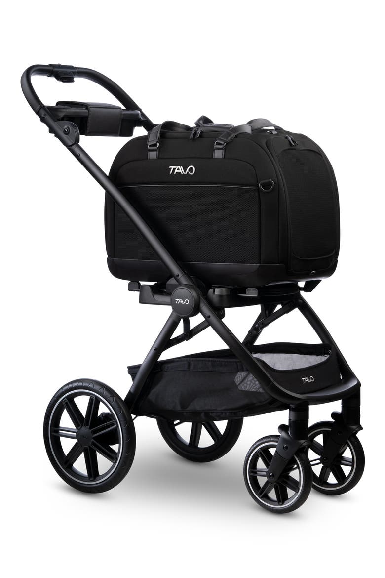 Hendrick Pet Car Seat + Roscoe™ Trek Stroller, Main, color, ONYX