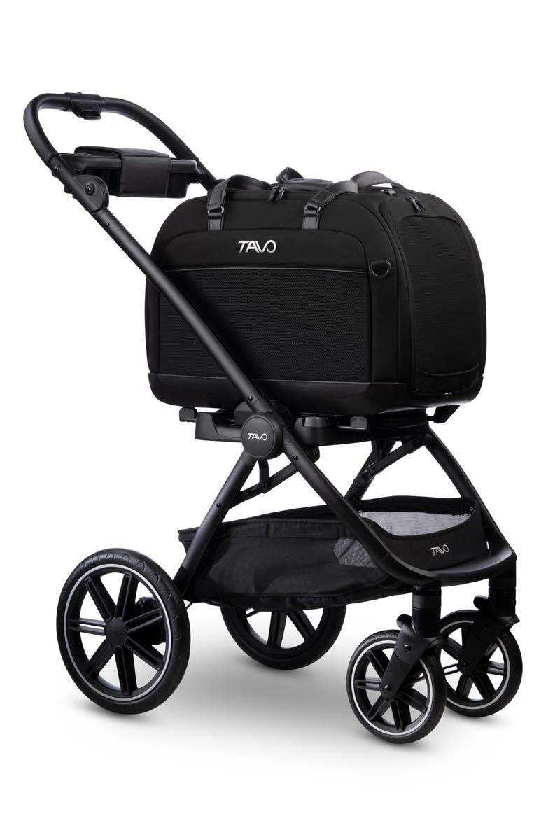TAVO PETS Hendrick Pet Car Seat + Roscoe<sup>™</sup> Trek Stroller, Main, color, Onyx