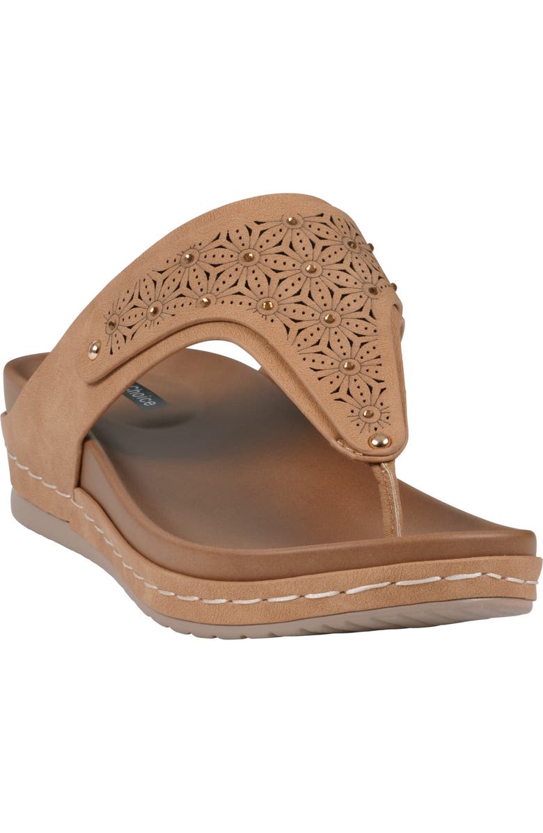 GC SHOES Tani Comfort Slide Sandal, Main, color, Tan