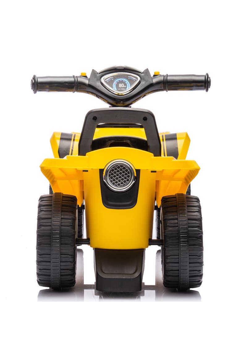 Quad Push Car Yellow Foottofloor Rideon Toy,12Mo+, Alternate, color, Multicolored