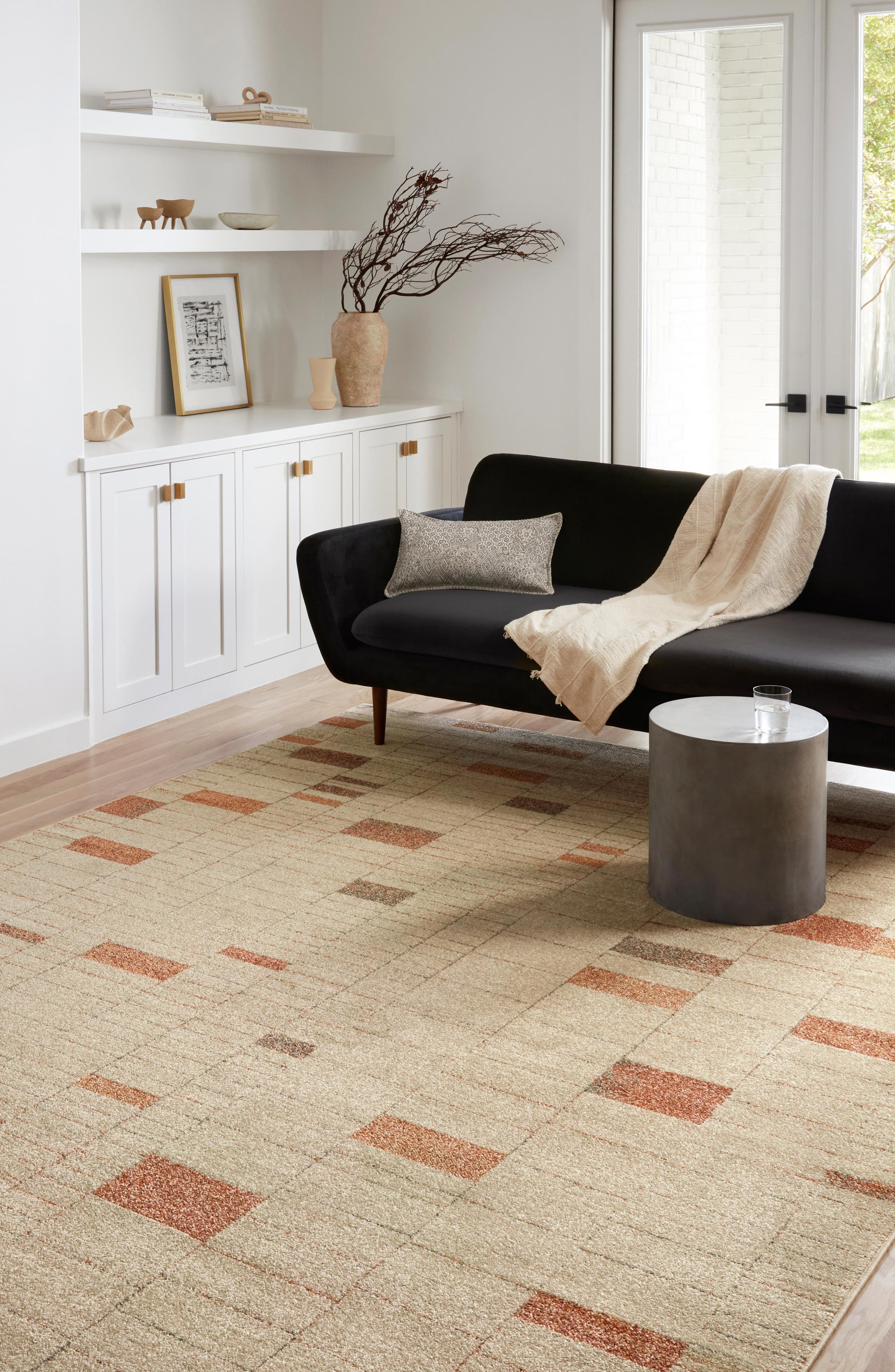 LOLOI Loloii II Bowery Rug - Tangerine/Taupe | Nordstromrack