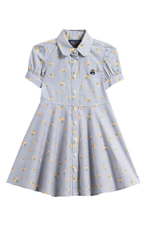 Kids' Short Sleeve Woven Dress (Toddler & Little Kid)