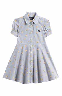 Brooks Brothers Kids' Short Sleeve Woven Dress