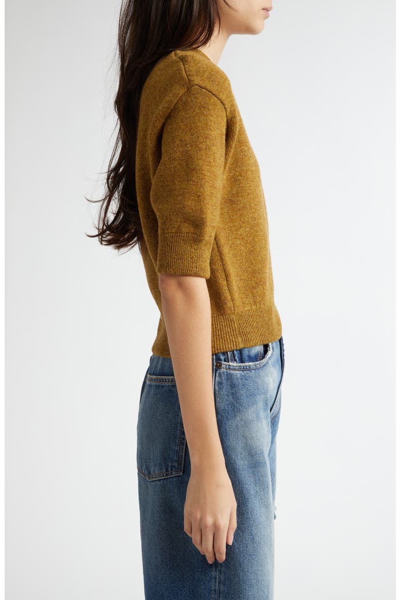 Double Face Wool & Cashmere Sweater, Alternate, color, OCRA