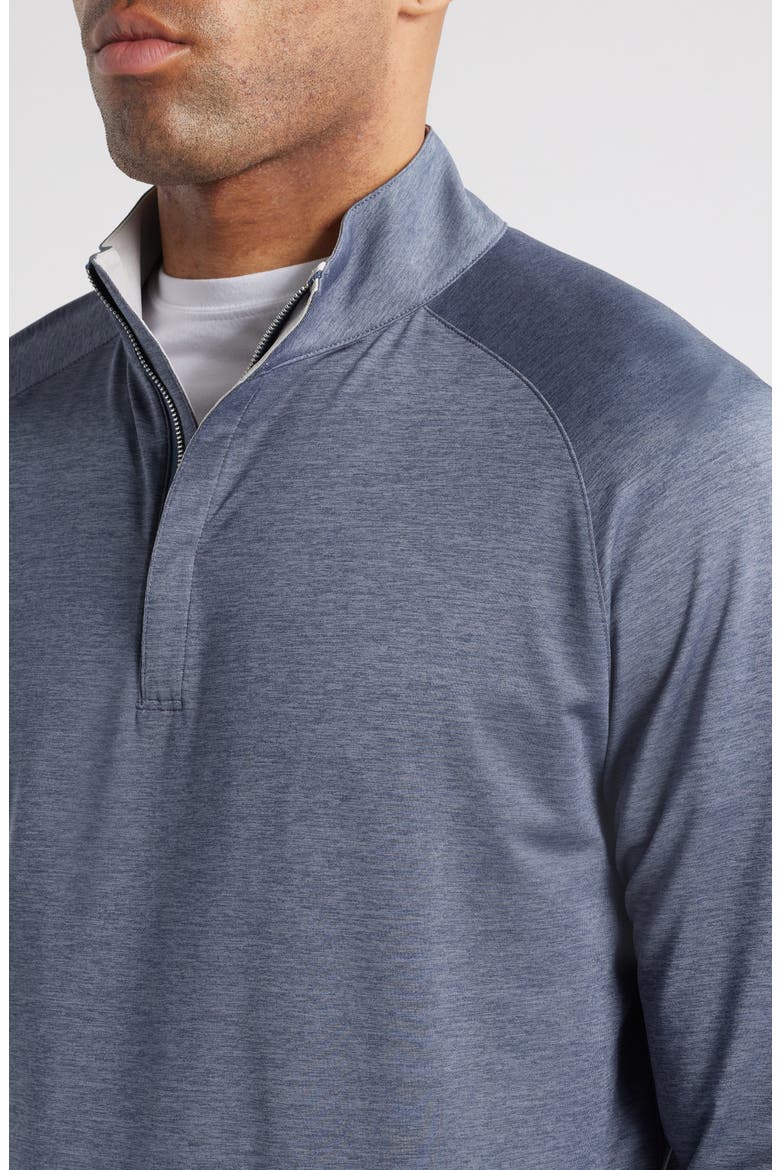 Crown Crafted Stealth Performance Quarter Zip Pullover, Alternate, color, STEEL
