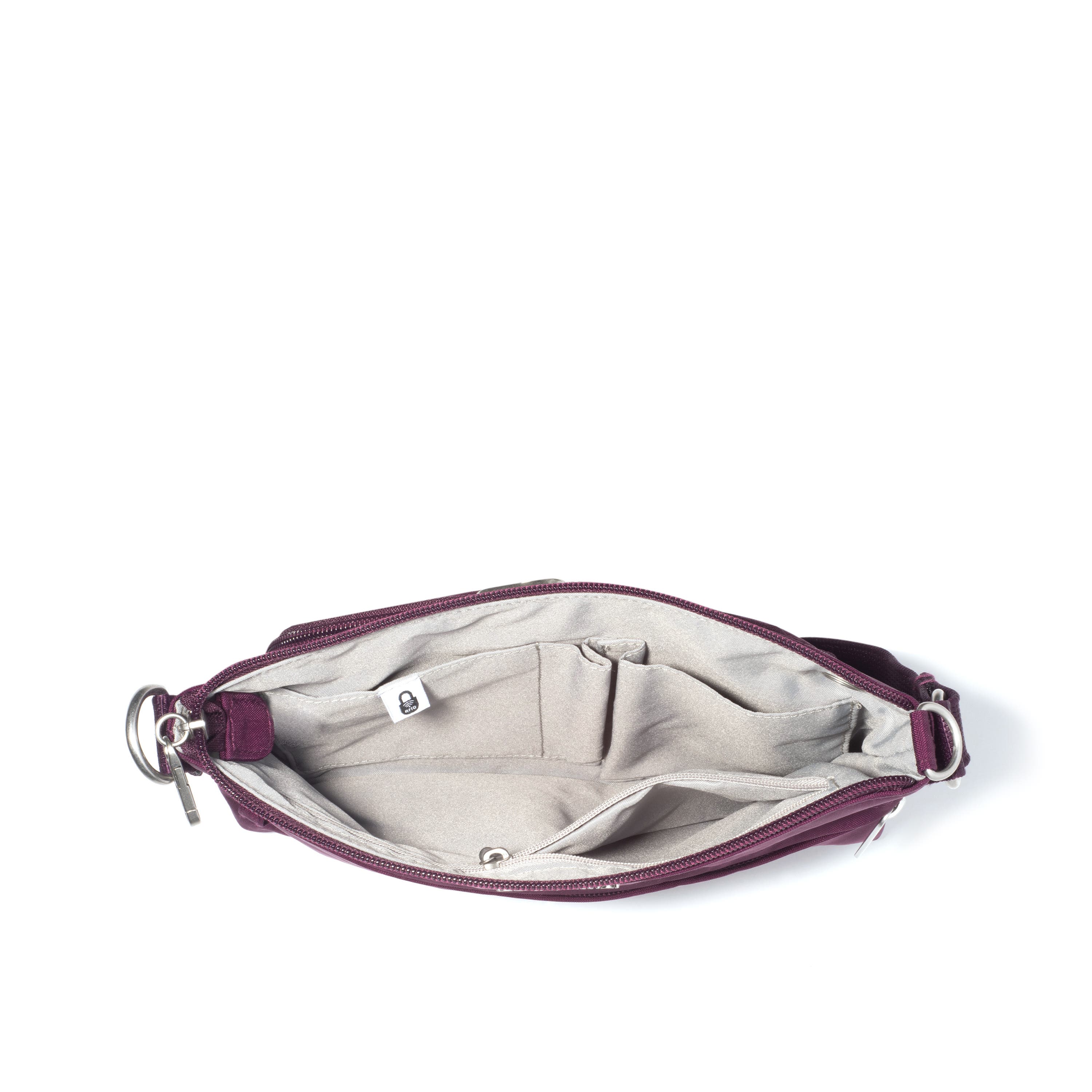 Securtex Anti-Theft Memento Crossbody Bag, Alternate, color, Mulberry