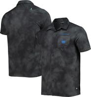 THE WILD COLLECTIVE Men's The Wild Collective Black Charlotte FC Abstract Cloud Button-Up Shirt