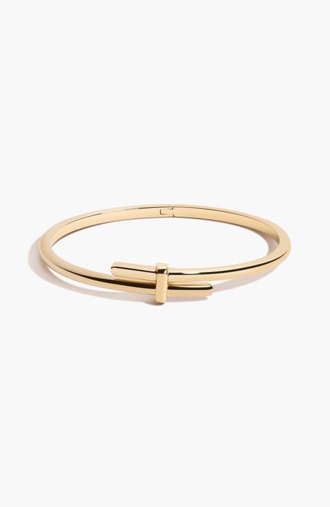 Crossover Hinged Bracelet