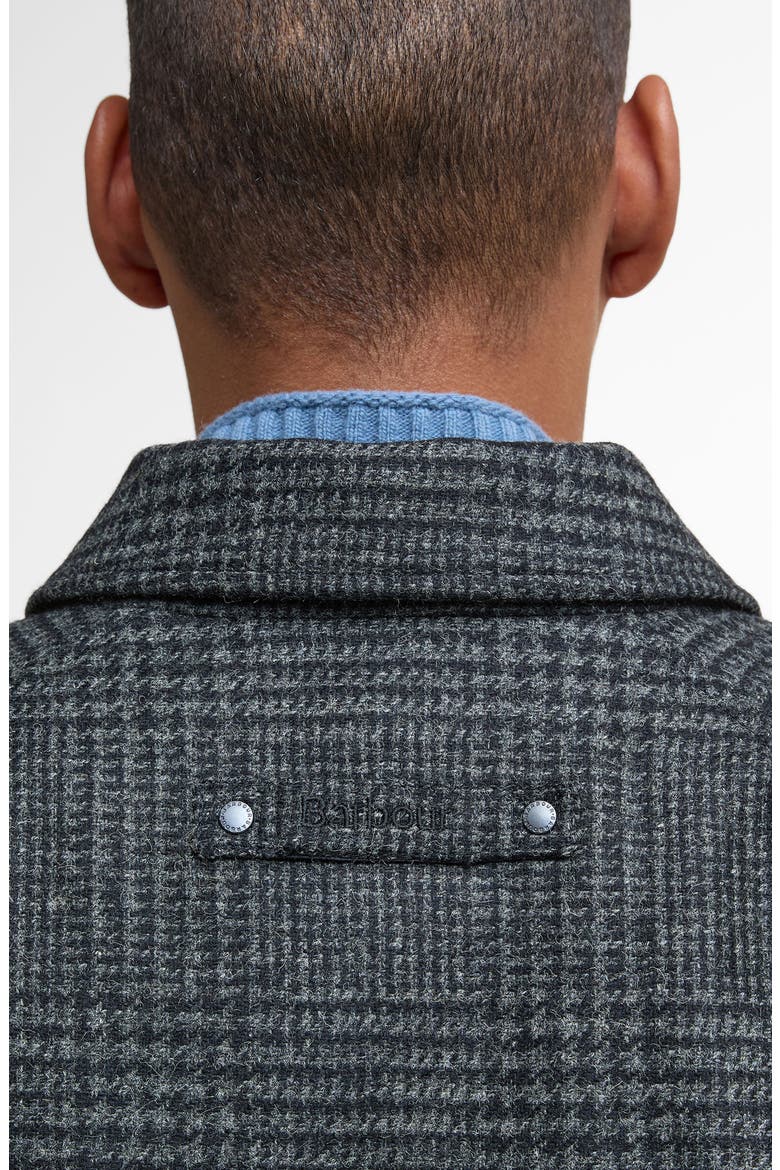 Lorden Plaid Wool Overcoat, Alternate, color, CHARCOAL