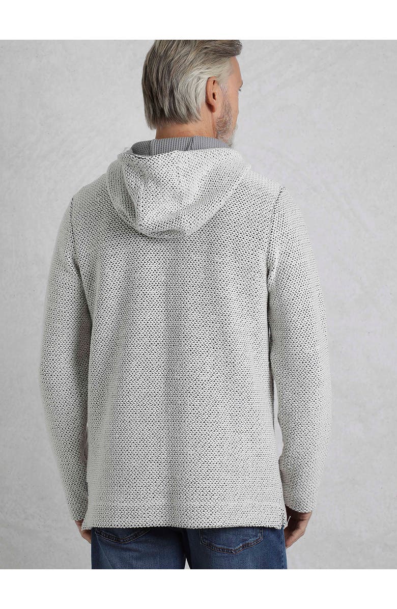 Weird Fish Bakersfield Button Neck Macaroni Hoodie, Alternate, color, Ecru