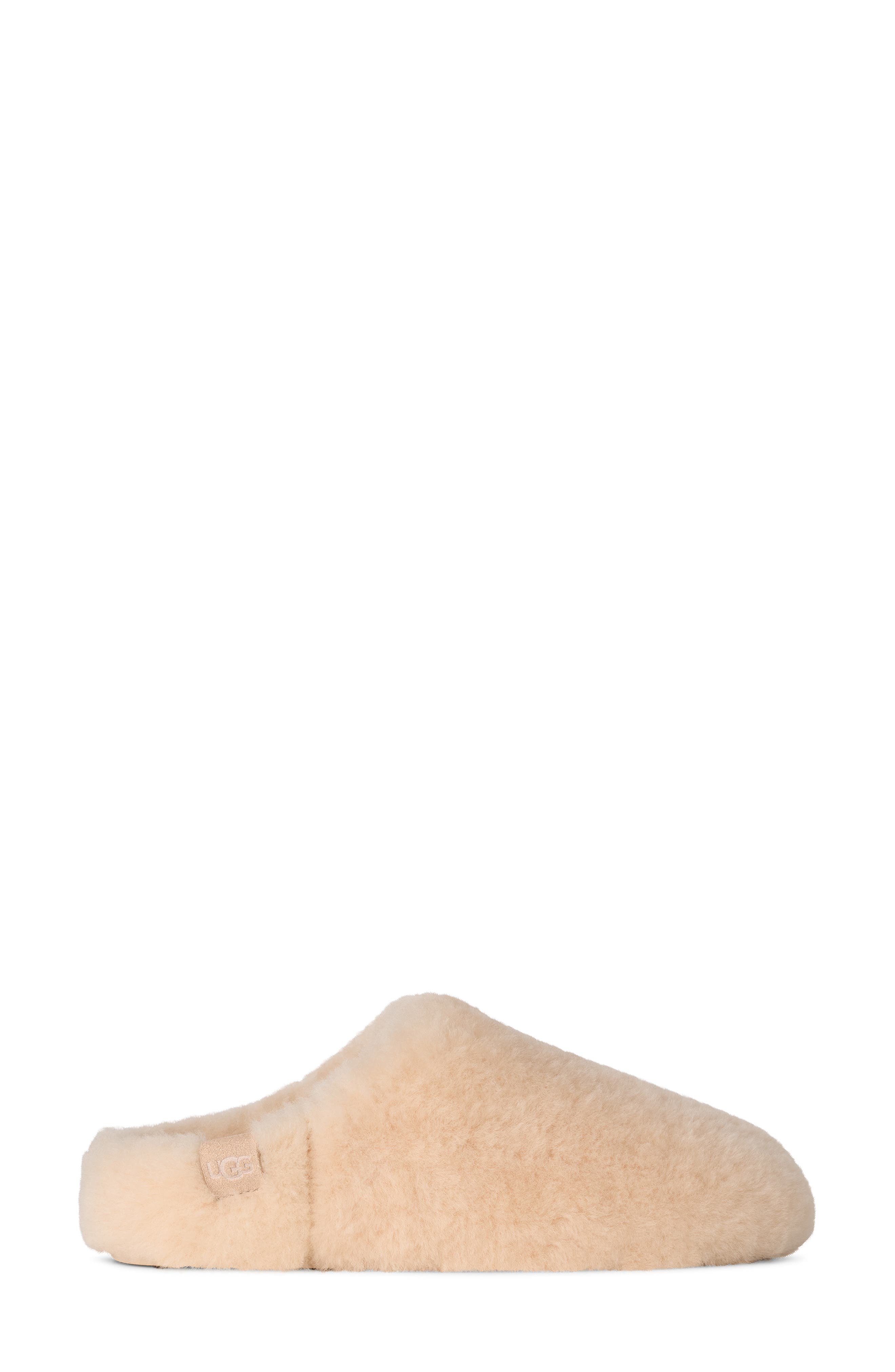 Elea Fluffed Genuine Shearling Slip-On, Alternate, color, NATURAL