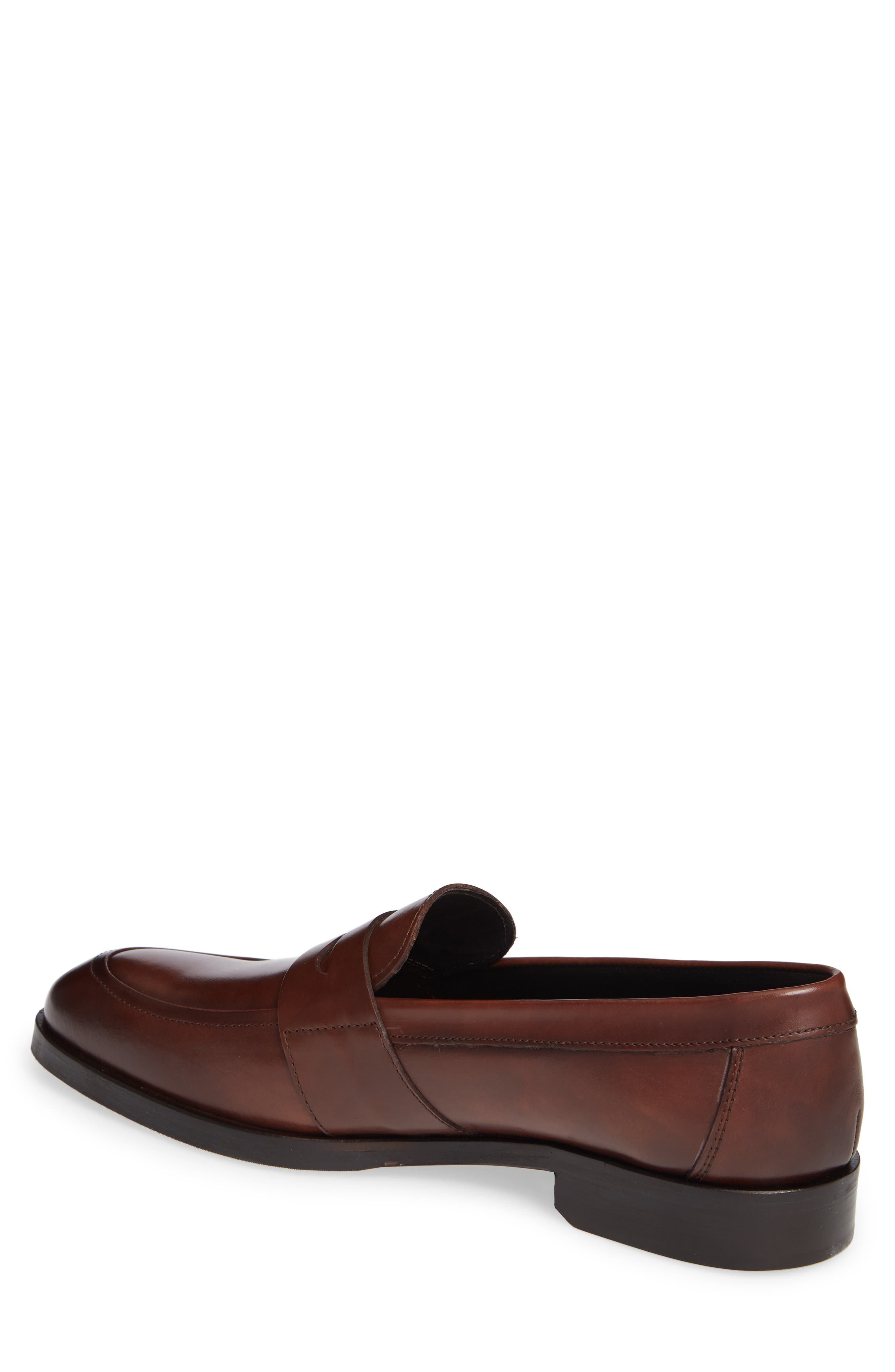 Devries Penny Loafer, Alternate, color, VITELLO BRUCIATO LEATHER