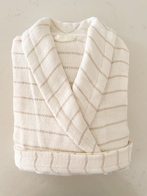 Luxe Striped Robe
