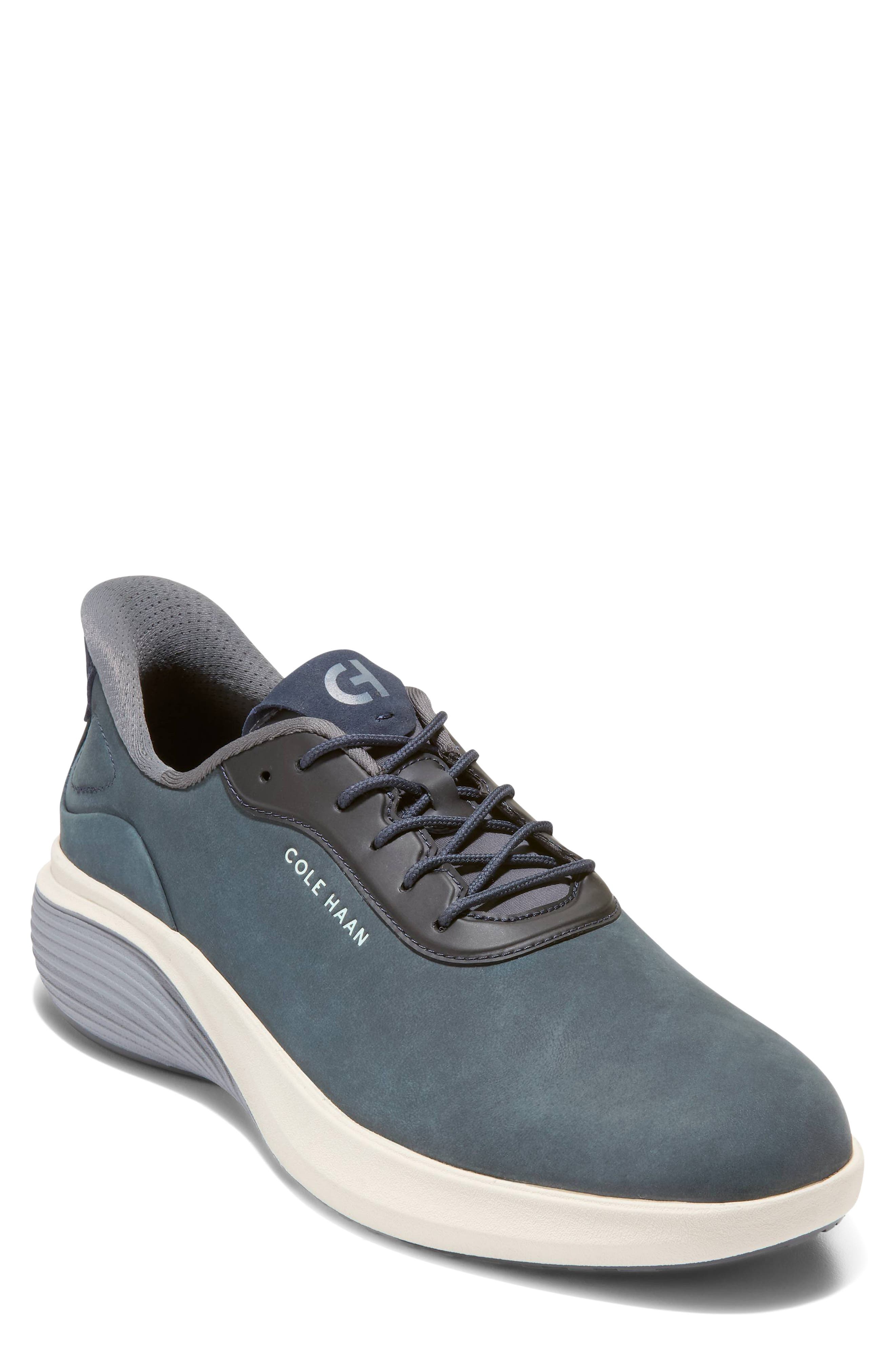 OriginalGrand NeoArc Quick-On Plain Toe Oxford, Main, color, NAVY BLAZER NUBUCK / TRADEWIND