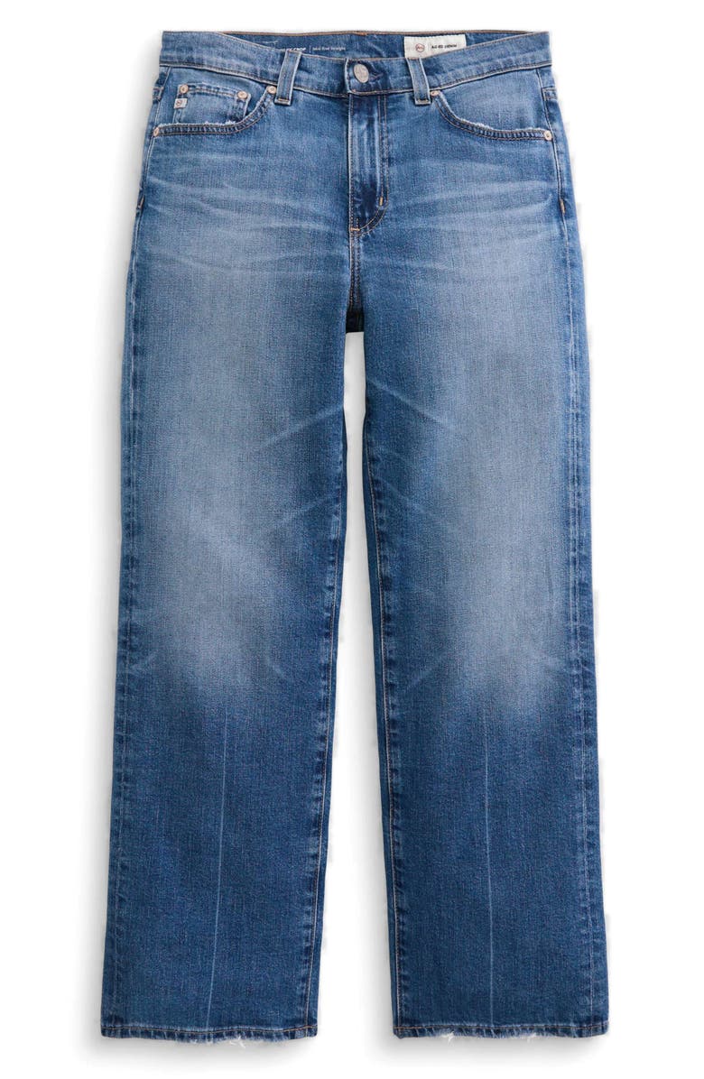 AG Brinley Mid Rise Ankle Straight Leg Jeans, Alternate, color, 17 Years Mystery