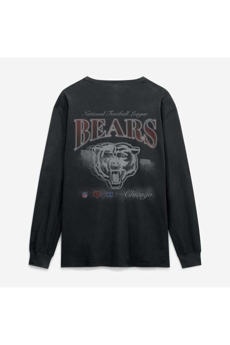 Men's Fanatics Black Chicago Bears Midnight Falls Long Sleeve T-Shirt, Alternate, color, Black