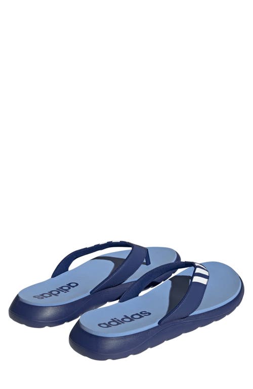 Adidas Originals Adidas Comfort Flip Flop In Victory Blue/white/blue