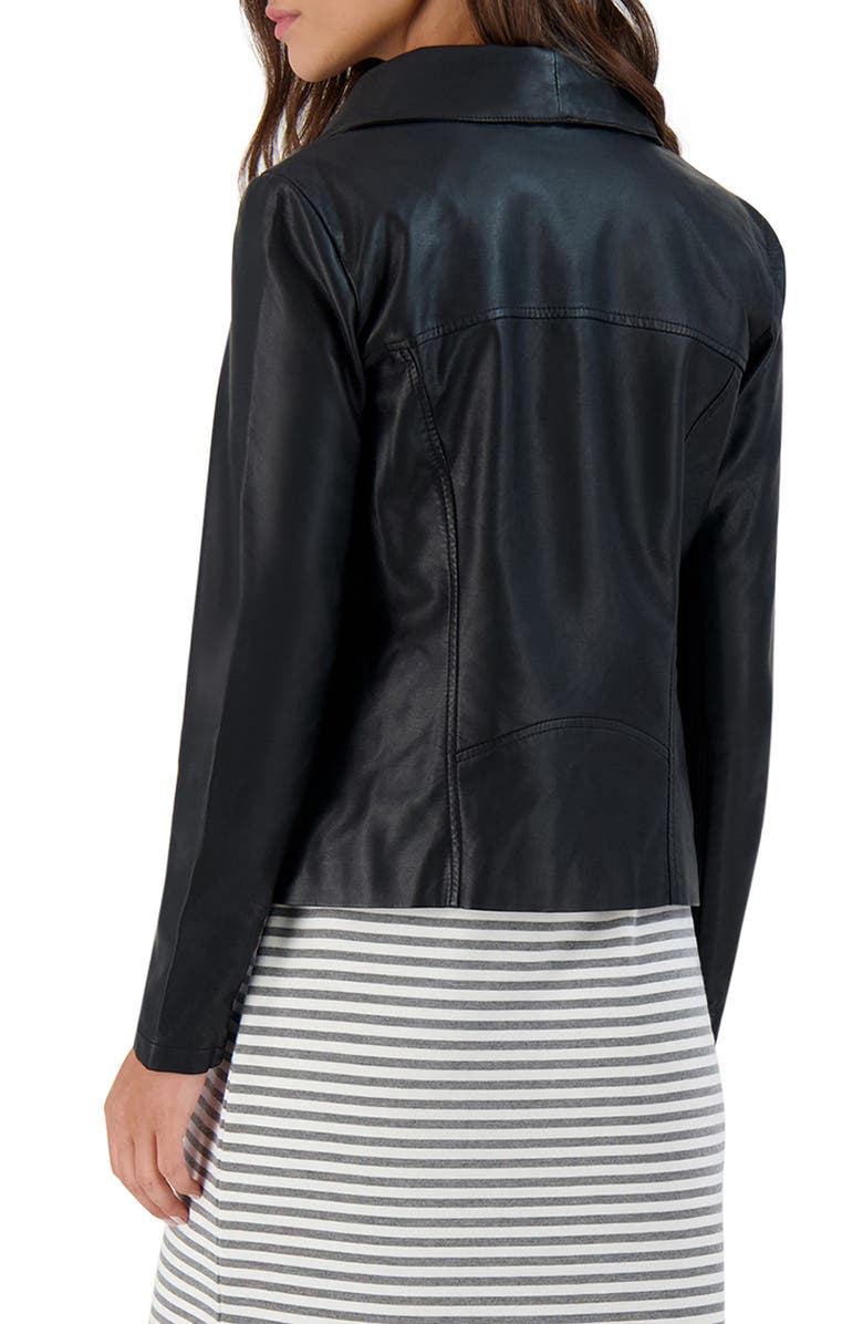 BB Dakota by Steve Madden BB Dakota Up to Speed Faux Leather Moto Jacket, Alternate, color,