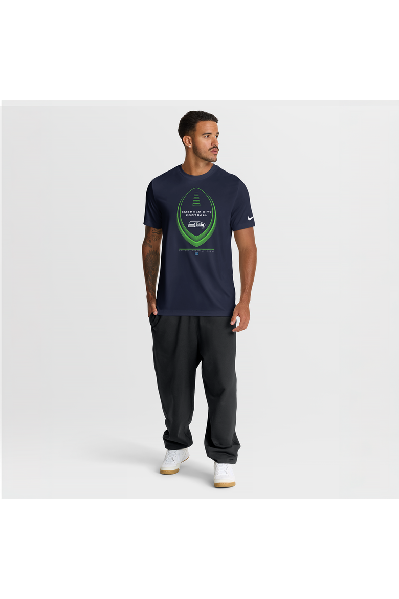 Men's Nike College Navy Seattle Seahawks Legend Icon Dri-FIT T-Shirt, Alternate, color, College Navy