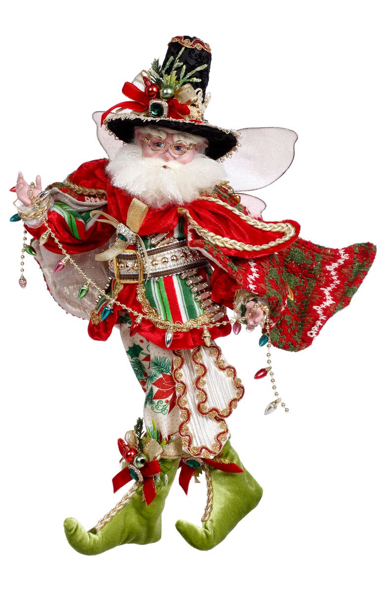 Mark Roberts Feliz Navidad Fairy, Medium, Main, color, Red