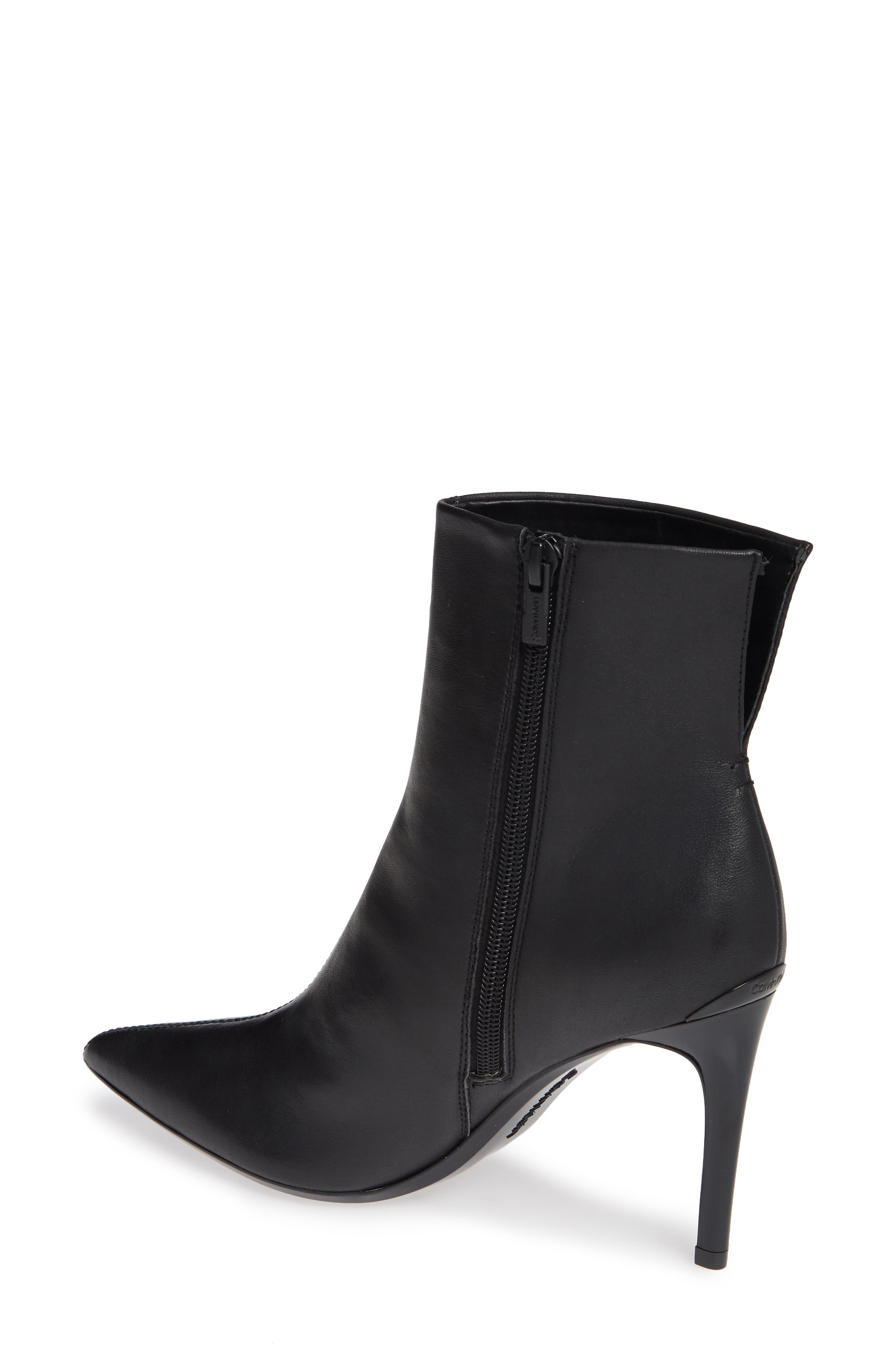 Revel Stiletto Bootie, Alternate, color, BLACK LEATHER