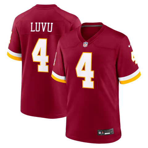Men's Nike Frankie Luvu Burgundy Washington Commanders Game Jersey