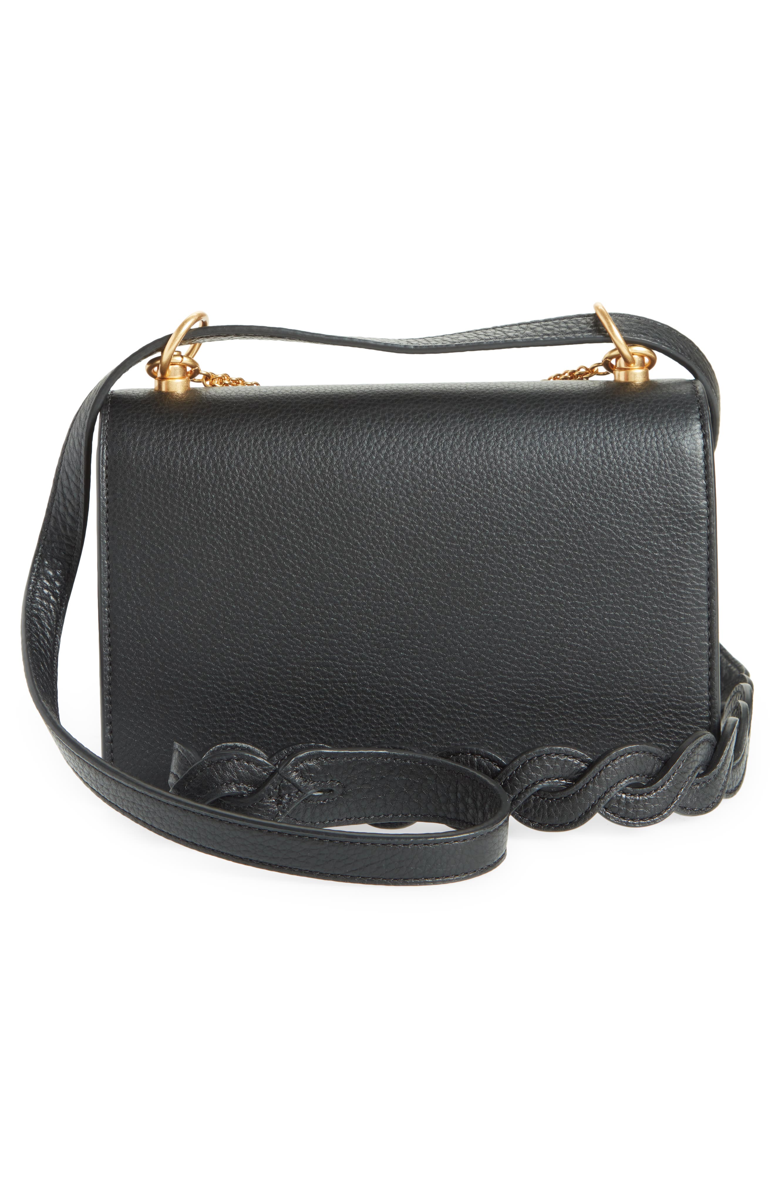 Tory Burch Miller Small Leather Flap Shoulder Bag, Alternate, color, 