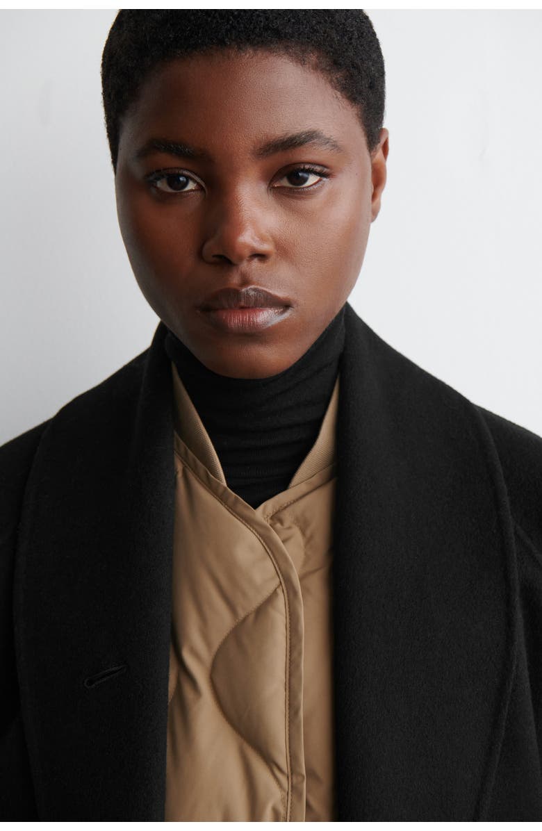 COS Oversized Quilted Down Gilet, Alternate, color, Dark Beige