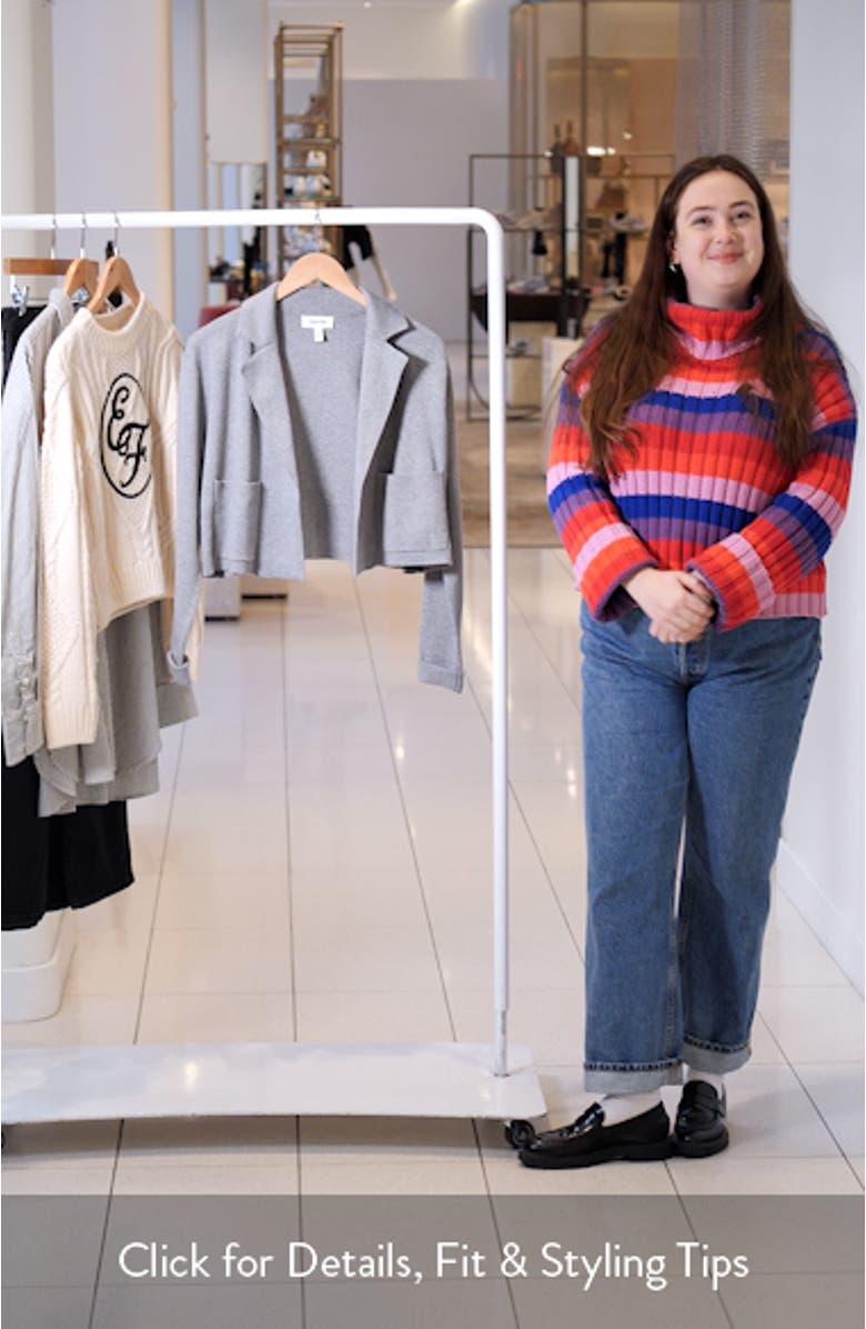 Elsie Cotton Blend Crop Cardigan, sales video thumbnail