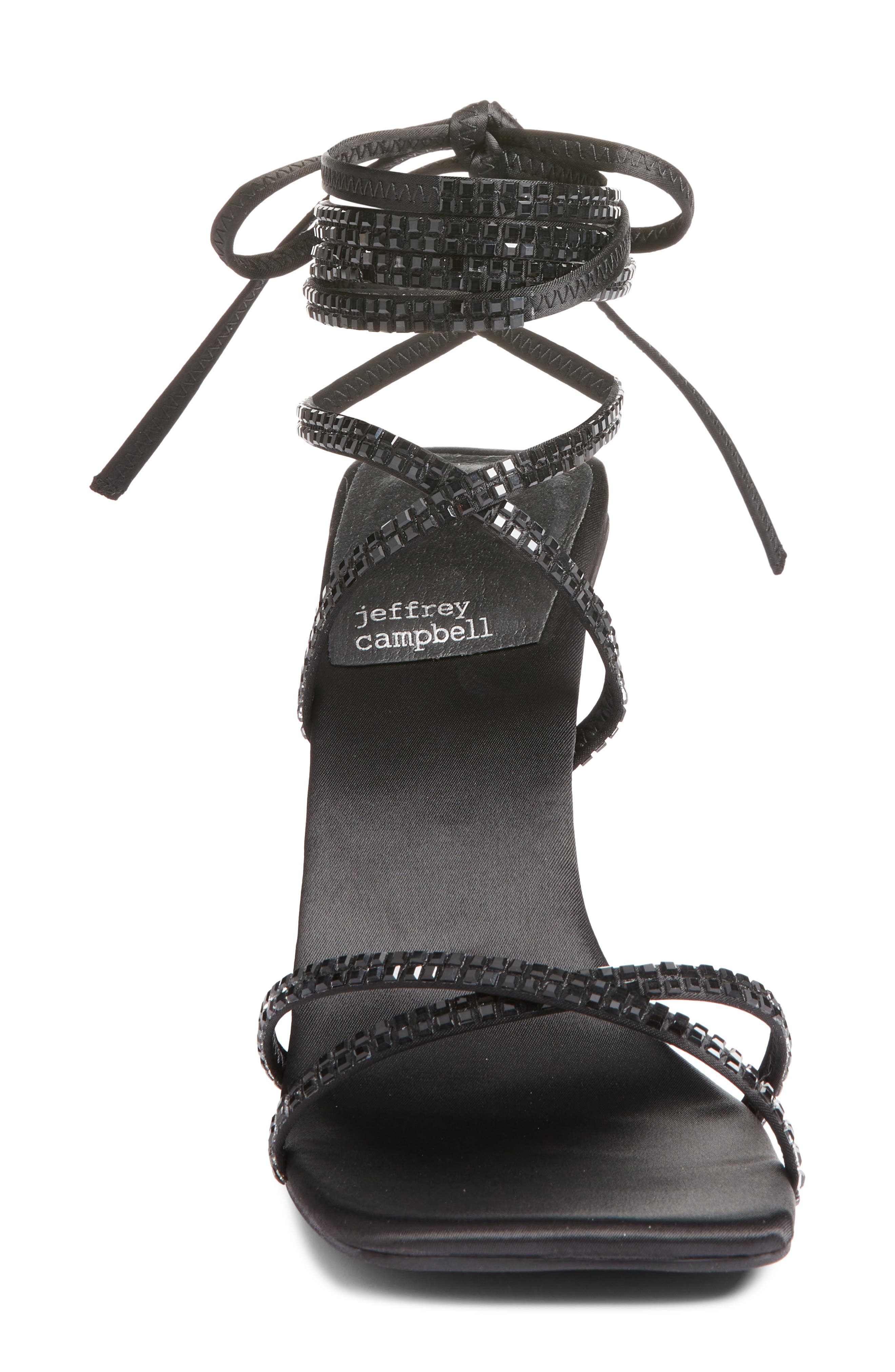 Jeffrey Campbell Jeffery Campbell Shimmer Strappy Ankle Tie Sandal, Alternate, color, 