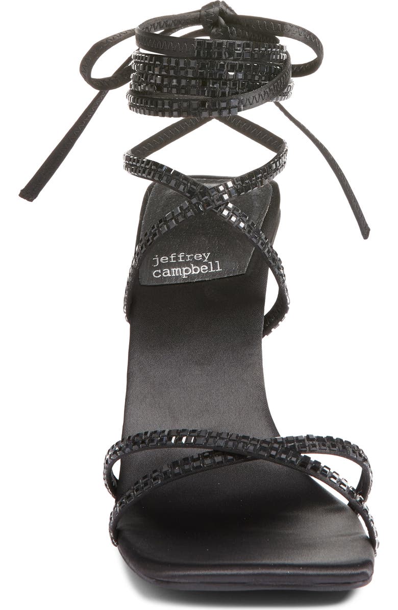 Jeffrey Campbell Jeffery Campbell Shimmer Strappy Ankle Tie Sandal, Alternate, color,