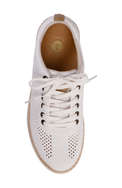 Revitalign Macey Perforated Sneaker In White